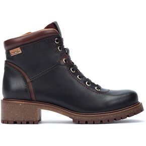 PIKOLINOS Flat Ankle Boots Leather Aspe for Woman