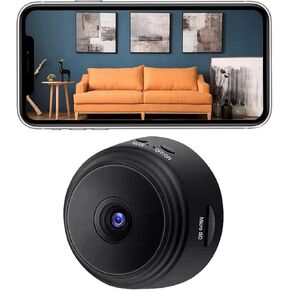 كاميرا تجسس مخفية، كاميرا WiFi Mini Nanny، كاميرا لاسلكية لأمن المكتب المنزلي، كاميرا للكلاب الأليفة، كاميرا داخلية، - كاميرا HD 1080P - مع رؤية ليلية in Kuwait