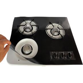 Stove Wrap – Stovetop Protector & Splatter Guard – Pre-cut to fit Atwood, Dometic and Wedgwood Vision 3-burner RV Stoves, Ranges and Cook-tops No More Scuffs, Scratches or Burnt on Messes