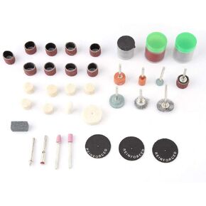 105pcs Rotary Tool Accessories Kit, Electric Grinding Polishing Drilling Kits 1/8" Shanks DIY Universal Fitment for Rotary Grinder