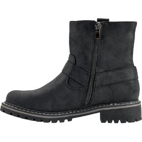 Corkys Footwear Fall In Love Modest 1.25-Inch Heel Booties with Memory Foam Insoles, Full Inside Zip, and Harness Detail – Stylish & Comfortable Fall Essential