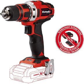 Einhell TE-CD Power X-Change 18-Volt Cordless 1/2-Inch, MAX 1500 RPM, 354 Inch-lbs, Cordless Drill/Driver w/Belt Clip, LED, Soft Grip, 2 Speed Gearing, 20+1 Torque Settings, Quick Stop System
