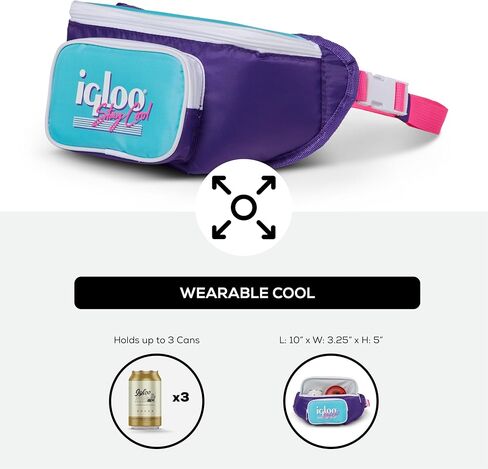 Igloo Lilac Breeze RETRO FANNY PACK in Saudi Arabia