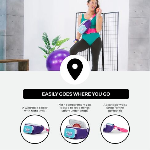 Igloo Lilac Breeze RETRO FANNY PACK in Saudi Arabia