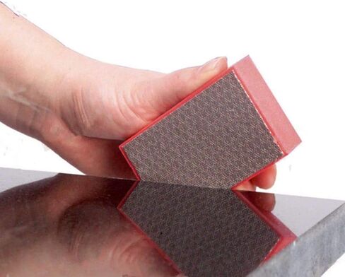 Unifizz Diamond Grinding Block Hand Polishing Pad 800 Grit Polishing Pads Diamond Hand Grinding Grinding Block, White 1pcs in Saudi Arabia