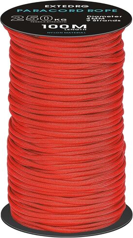 100 Meters Paracord Rope 4mm Outdoor Camping Binding Rope (Army Green) in Saudi Arabia