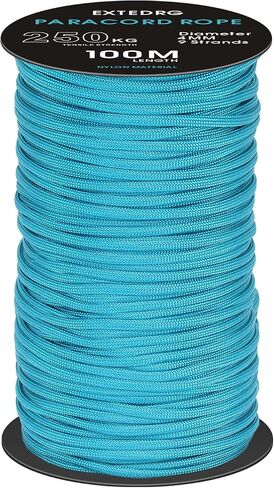 100 Meters Paracord Rope 4mm Outdoor Camping Binding Rope (Army Green) in Saudi Arabia