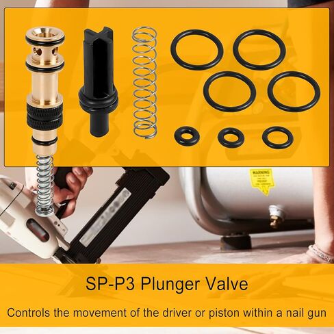 SP-P2 SP-P3 استبدال صمام المكبس وصمام الزناد 884-111 875-638 مناسب لـ Hitachi NR83A NR83A2 NR83A2(S) NR83A3 تأطير المسامير in Kuwait
