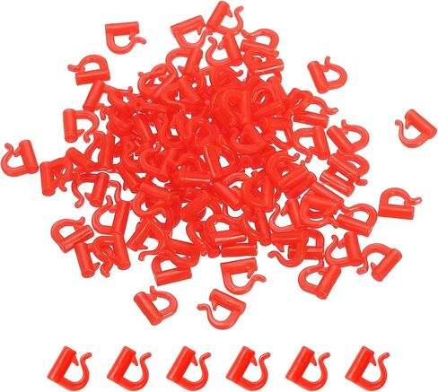 PATIKIL Fishing Spinner Clevis Easy Spin D-Shaped Plastic Links for Lure Fishing Spoon Spinnerbait Inline Parts Accessory in Saudi Arabia