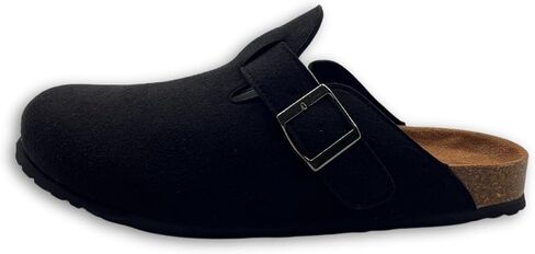 Women's Suede Clogs & Mules Stylish Leather Mules with Arch Support and Cork Footbed Couple's Clogs for Women in Saudi Arabia