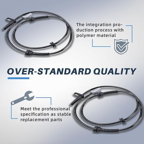 OTUAYAUTO قطعتان من مستشعر سرعة العجلات ABS، بديل أمامي يسار/يمين لـ 05-14 فرونتير، Xterra، 05-12 باثفايندر، 09-12 سوزوكي خط الاستواء 47910EA025 in Kuwait