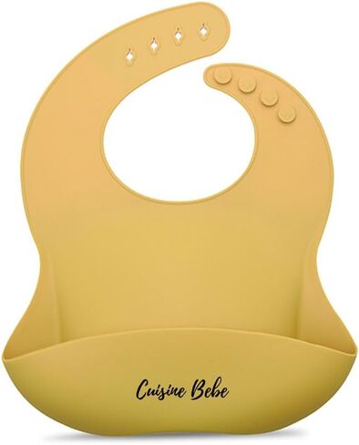 4-Piece Silicone Baby Feeding Set with suction Plate, Bib, Bowl, Spoon, Utensils for baby's 6 Months Up in Saudi Arabia