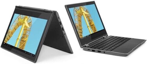 Lenovo 300e Windows 2nd Gen 81M90061US 11.6" Touchscreen 2 in 1 Notebook - HD - 1366 x 768 - Intel Celeron N4120 Quad-core (4 Core) 1.10 GHz - 4 GB RAM - 64 GB Flash Memory - Black in Saudi Arabia
