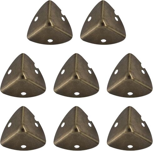 8pcs Metal Decorative Corner Frame Edge Protector for Furniture Bronze Color in Saudi Arabia