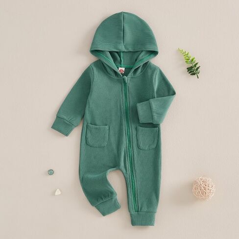 Ledy Champswiin Fall Baby Clothes Newborn Boy Girl Hoodie Romper Long Sleeve Jumpsuit Winter Infant One Piece Outfit in Saudi Arabia