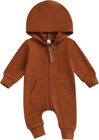 Ledy Champswiin Fall Baby Clothes Newborn Boy Girl Hoodie Romper Long Sleeve Jumpsuit Winter Infant One Piece Outfit in Saudi Arabia