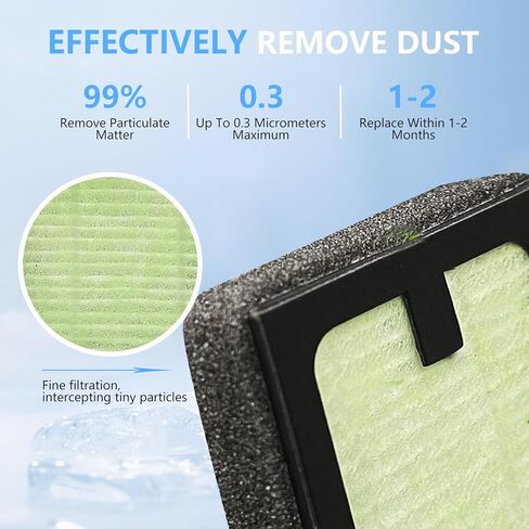 عبوة من 4 قطع بديلة لفلتر HEPA متوافقة مع غسالة زجاجات الأطفال بيبي بريزا برو ومجفف زجاجات الأطفال المتقدم من بيبي بريزا in Kuwait