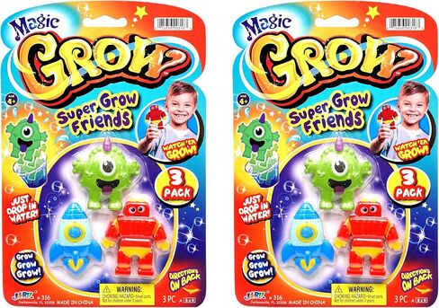 JA-RU Magic Grow Toy (2 Pack, 3 Growing Toys Each) Expandable Foam Water Growing Toys. Mermaid, Sea Creatures, & Unicorn Party Favors. Kids Stocking Stuffers. Girl-316-2s in Saudi Arabia