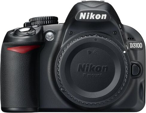 كاميرا Nikon D3100 14.2MP DX-Format CMOS DSLR هيكل الكاميرا الرقمية فقط (بدون عدسة) - (أسود) (متجددة) in Saudi Arabia