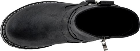 Corkys Footwear Fall In Love Modest 1.25-Inch Heel Booties with Memory Foam Insoles, Full Inside Zip, and Harness Detail – Stylish & Comfortable Fall Essential in Saudi Arabia