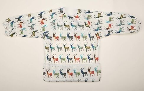 Baby Bib Sleeved Shirt with Pocket 1-3 Years Old Toddler Painting Drawing (Polar Bear) in Kuwait