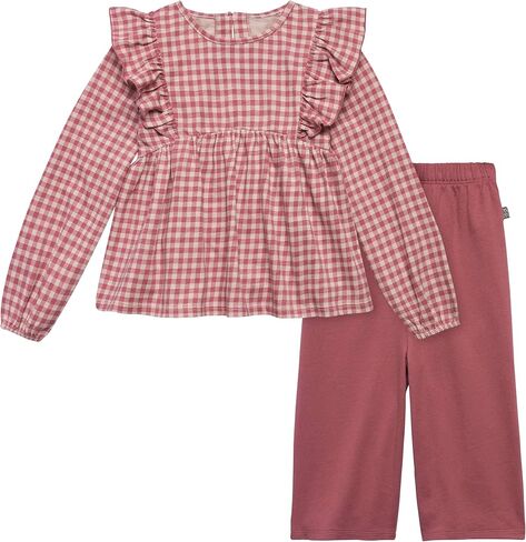 Modern Moments baby-girls Toddler Ruffles Top and Wide Leg Pant Set in Saudi Arabia