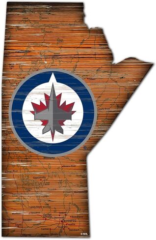 Fan Creations NHL Minnesota Wild Unisex Minnesota Wild Mini Roadmap State Sign, Team Color, 12 inch in Saudi Arabia