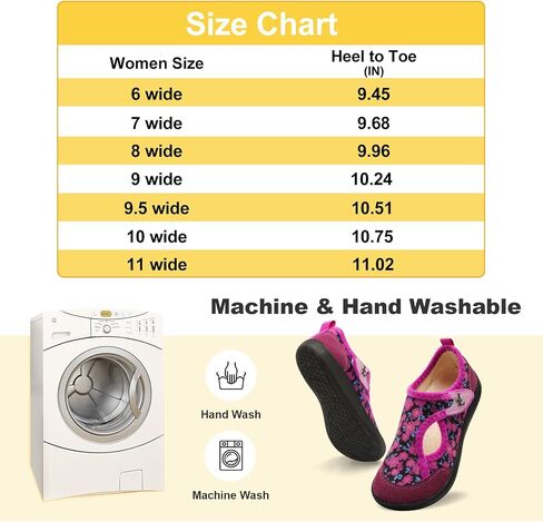 L-RUN Womens Slippers Wide Toe Box Barefoot Diabetic Shoes Women Ladies Winter House Shoes for Indoor and Outdoor in Saudi Arabia