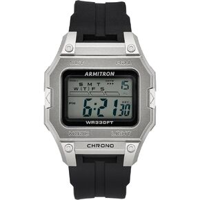 Armitron Sport Men's Digital Chronograph Resin Strap Watch, 40/8460