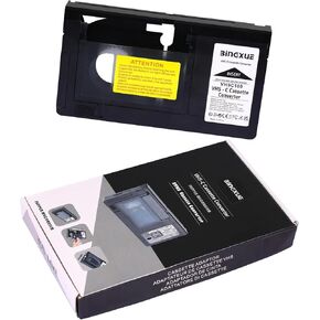 VHS-C Tape Cassette Adapter for Camcorders Motorized SVHS VHS-C to VHS – Ideal for VCR Player, Video Cassette Player and VHS to Digital Converting in Kuwait