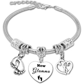 DlaeKua New Grandma Gift Promoted to Grandma Gifts First Time Grandma Gifts Baby Announcement Gifts for Grandma Pregnancy Announcement Gifts Grandma to Be Gifts New Nana Gifts Grandma Birthday Gifts