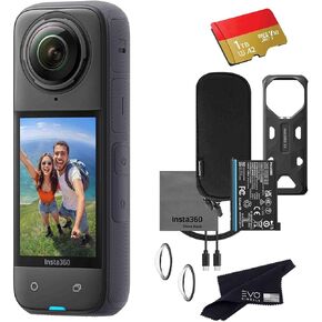 Insta360 X4 BMW Motorrad Limited Edition- 8K 360 Waterproof Action Camera, 8K 360, Stabilization, Touch Screen, AI Editing, Live Streaming, Webcam, Voice Control(128GB)