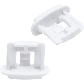 Ultra Durable WD12X10304 Dishwasher Upper Rack Slide End Cap Replacement Part by BlueStars – Exact Fit For GE & Hotpoint Dishwashers - Replaces AP4484666 WD12X344 WD30X97 PS2370502 - PACK OF 4