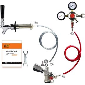 BACOENG A Tap Kegerator باب مجموعة تحويل ثلاجة بدون خزان