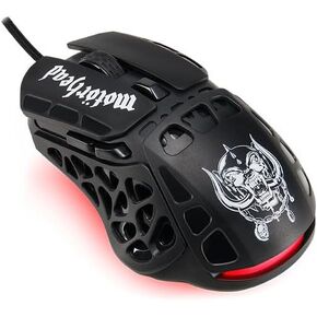 SUBSONIC Motorhead Wired Gaming Mouse - 7200 Dpi Optical Sensor Gaming Mouse - Ergonomic Shape - 7 Programmable Buttons - Officially Licensed Gift