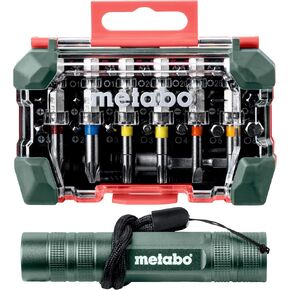 Metabo - Bit Box"Sp", 29Piece + Mini Flash Light (626721000), Other Cordless Accessories