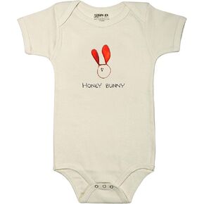 Baby Clothes - Unisex Newborn Bodysuit - Organic Cotton Short Sleeve Onesie with Print