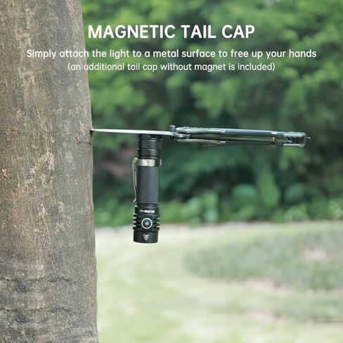 مصباح يدوي Wurkkos WK03 LED، مصباح يدوي صغير قابل لإعادة الشحن، مصباح جيب بمغناطيس، مصباح يدوي صغير مع 6 أوضاع، IP68 مقاوم للماء، LED عالي CRI 519A، مصابيح فلاش EDC للطوارئ والتخييم in Kuwait