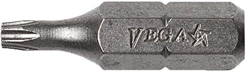 VEGA T25 TORX Security Star Bits. Professional Grade ¼ Inch Hex Shank TORX T-25 S2 Steel 1" Security Star Bits. 125TT25A-4 (Pack of 4) in Kuwait