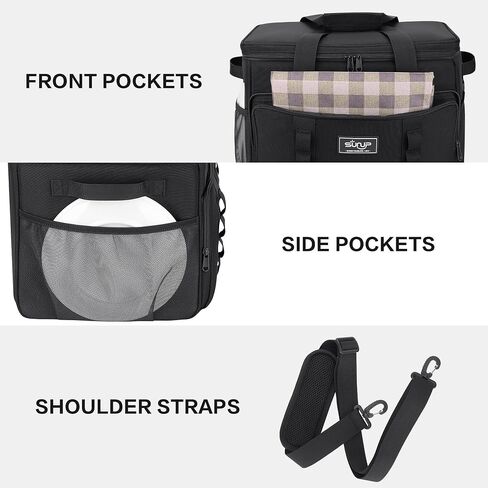 SUNUP 48 Cans Soft Sided Insulated Cooler Bag, Collapsible Large Ice Chest, Portable Leak-Proof Cooler for Travel, Camping, Beach, Grocery, Blue in Saudi Arabia