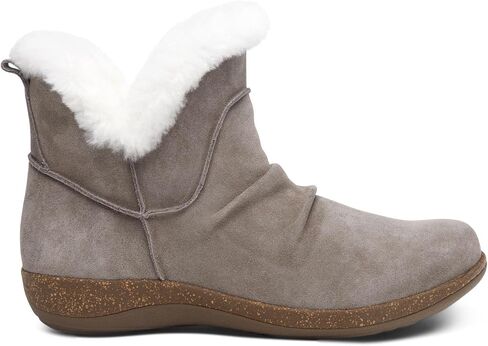 Aetrex Women's Remi Orthopedic Winter Boots for Women - Faux Fur Womens Booties in Saudi Arabia