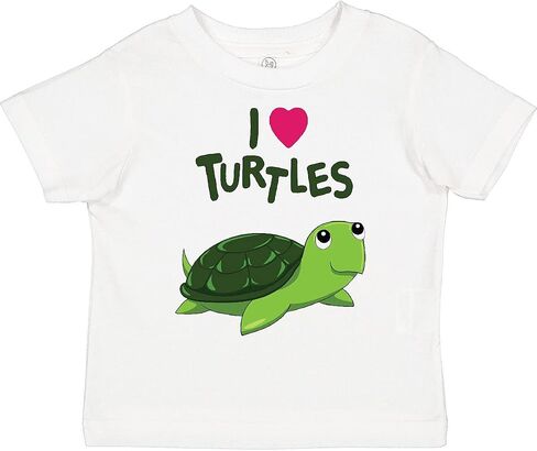 inktastic I Love Turtles Toddler T-Shirt in Saudi Arabia