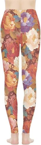 Irisjudy هاواي الأزهار المرأة طماق طويلة، فان جوخ الفن عالية الخصر تجريب ضيق، لطيف فتاة بسط الجوارب الناعمة حجم كبير in Kuwait