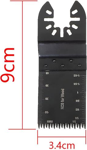 1-3/8 بوصة شفرة منشار متأرجحة أطول موجة الأسنان شفرة متعددة الأدوات للخشب والبلاستيك 50 قطعة in Kuwait