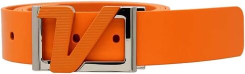 Volvik 100% Genuine Italian Real Solid Leather Belt Strap Free Size up to 42", Unisex, Black in Saudi Arabia