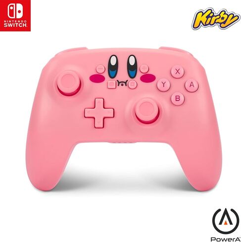 PowerA Wireless Nintendo Switch Controller - Mario Joy, AA Battery Powered (Battery Included), Pro Controller for Switch, Advanced Gaming Buttons, Officially Licensed by Nintendo (Renewed) in Saudi Arabia