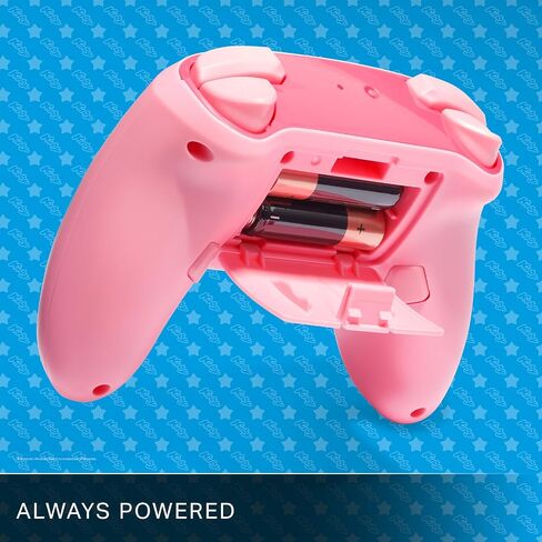PowerA Wireless Nintendo Switch Controller - Mario Joy, AA Battery Powered (Battery Included), Pro Controller for Switch, Advanced Gaming Buttons, Officially Licensed by Nintendo (Renewed) in Saudi Arabia