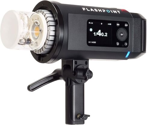 Flashpoint XPLOR 600 SE (إصدار خاص) R2 يدوي HSS الكل في واحد يعمل بالبطارية فلاش خارجي XPLOR 600 SE R2 يدوي HSS طقم Monolight مع Softbox وC-Stand in Kuwait
