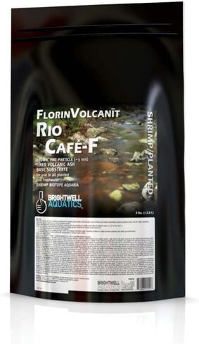 Brightwell Aquatics FlorinVolcanit Rio Cafe-F - Fine Brown Volcanic Ash Substrate for Freshwater Shrimp, 15-lbs in Saudi Arabia