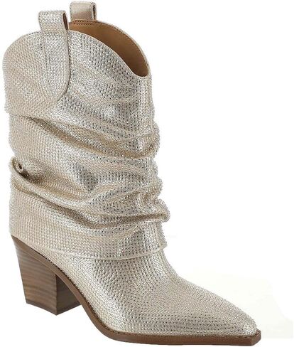 Jessica Simpson Women's Gemorra Embellished Western Boots Mid Calf in Saudi Arabia